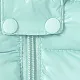 Baby / Toddler Stylish 3D Ear Print Solid Hooded Cotton Coat Turquoise