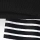 2pcs Baby 95% Cotton Long-sleeve All Over Striped Pullover and Trousers Set Black