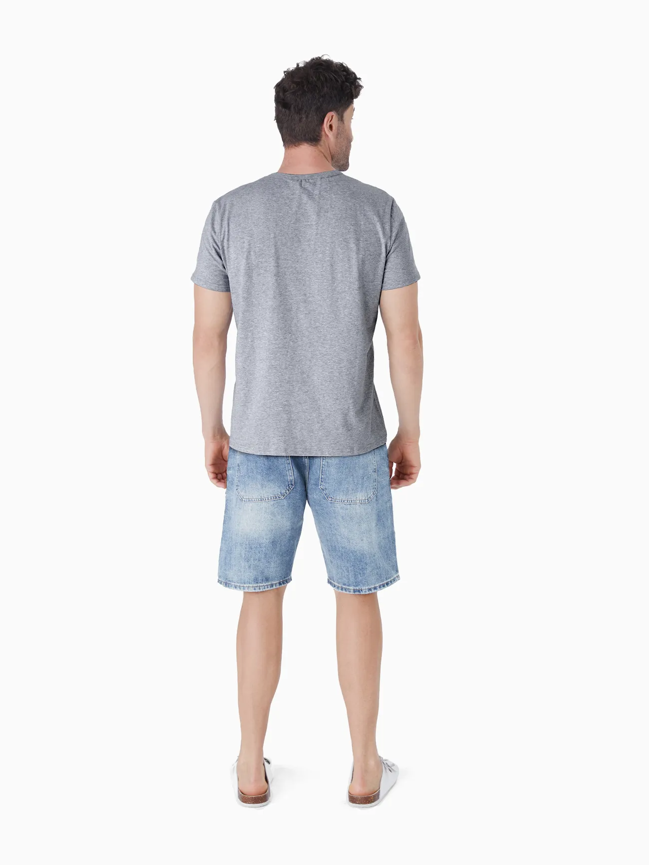 Men - Family Matching 95% Cotton Short-sleeve Coconut Tree & Letter Print T-shirts - ColorBlock - image 19