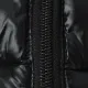 Manteau en coton unisexe hyper-tactile 3D pour tout-petits Noir