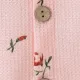 2 Stück Baby Mädchen Rüschenrand Zerbrochene Blume Süß Langärmelig Baby-Overalls rosa
