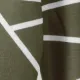 Hose mit geometrischem Aufdruck aus Leder für Jungen dunkelgrün