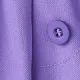 Lindos pantalones cortos de encaje de cintura alta para niñas, tela de poliéster, juego de 1 pieza, estilo casual, color sólido Púrpura