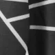 Hose mit geometrischem Aufdruck aus Leder für Jungen schwarz