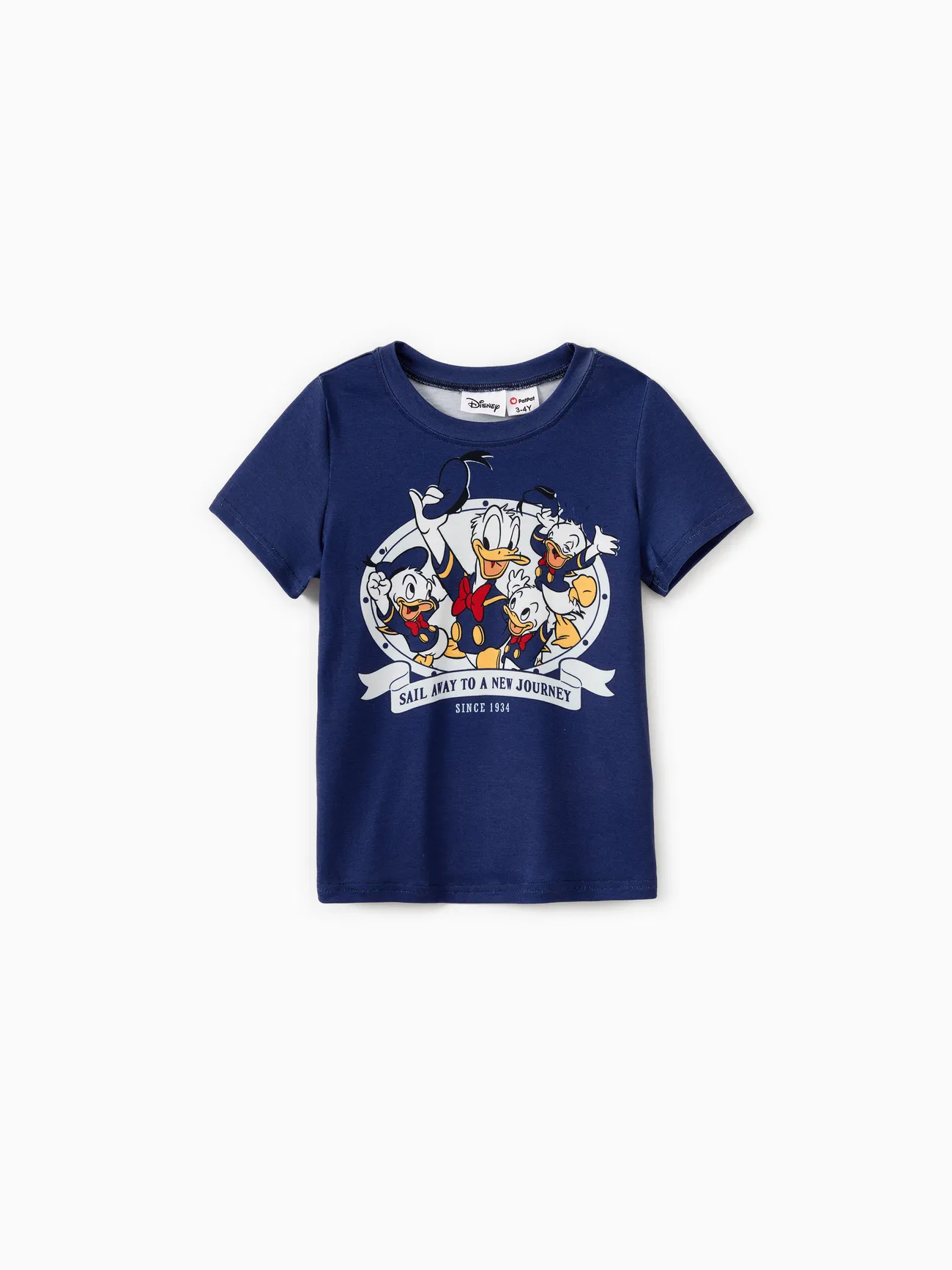 

Disney Mickey and Friends Family Matching Naia™ 90th Anniversary of Donald Duck Print Tee/Onesie/Dress