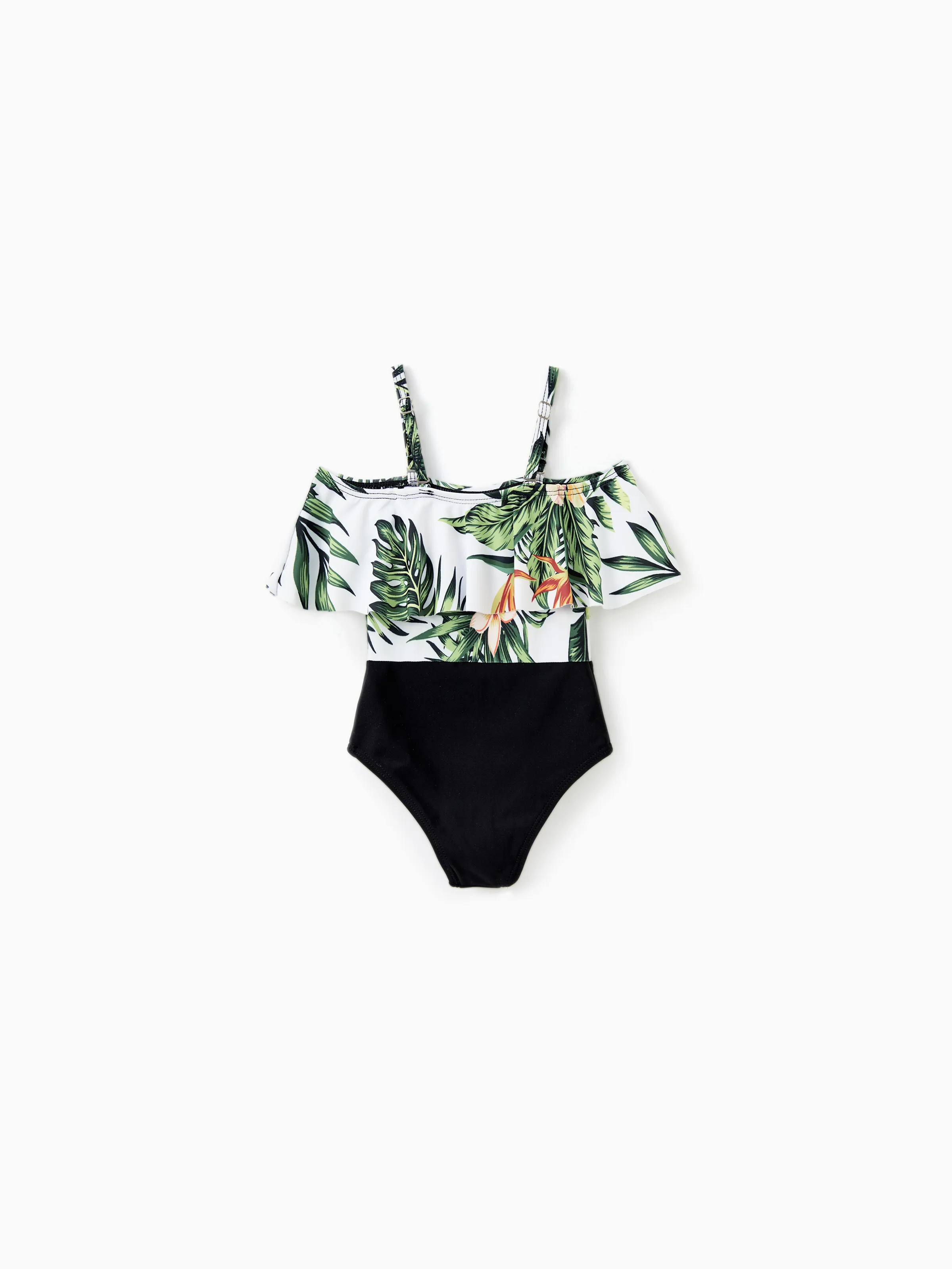 

One Piece Plant Printed Family Matching Swimsuit