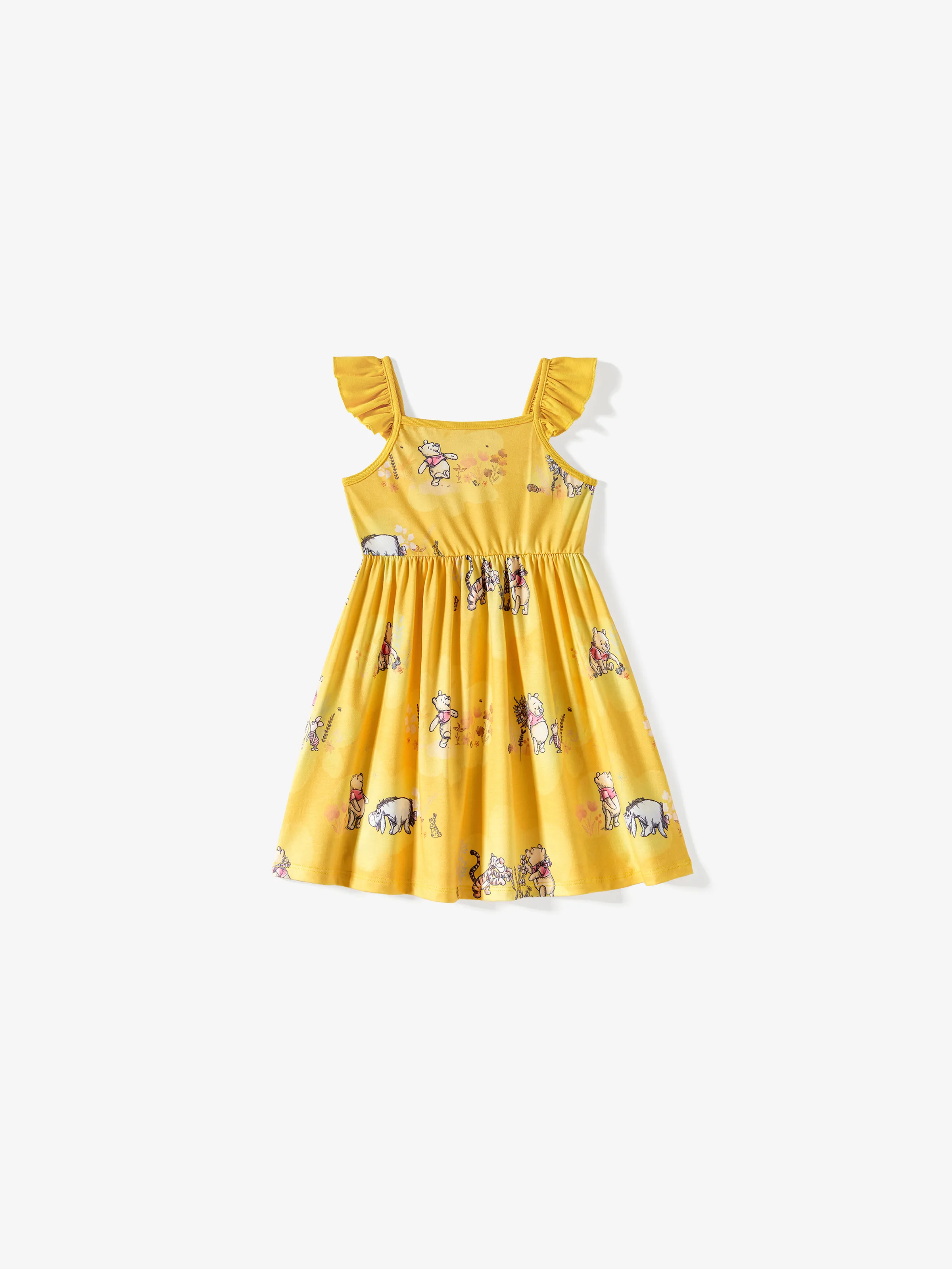 

Winnie the Pooh Mommy and Me Naia™ Character All-over Print Ruffled-sleeve Romper/Dress