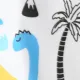 Bébé Garçon Poche plaquée Dinosaure Enfantin Salopette multicolore