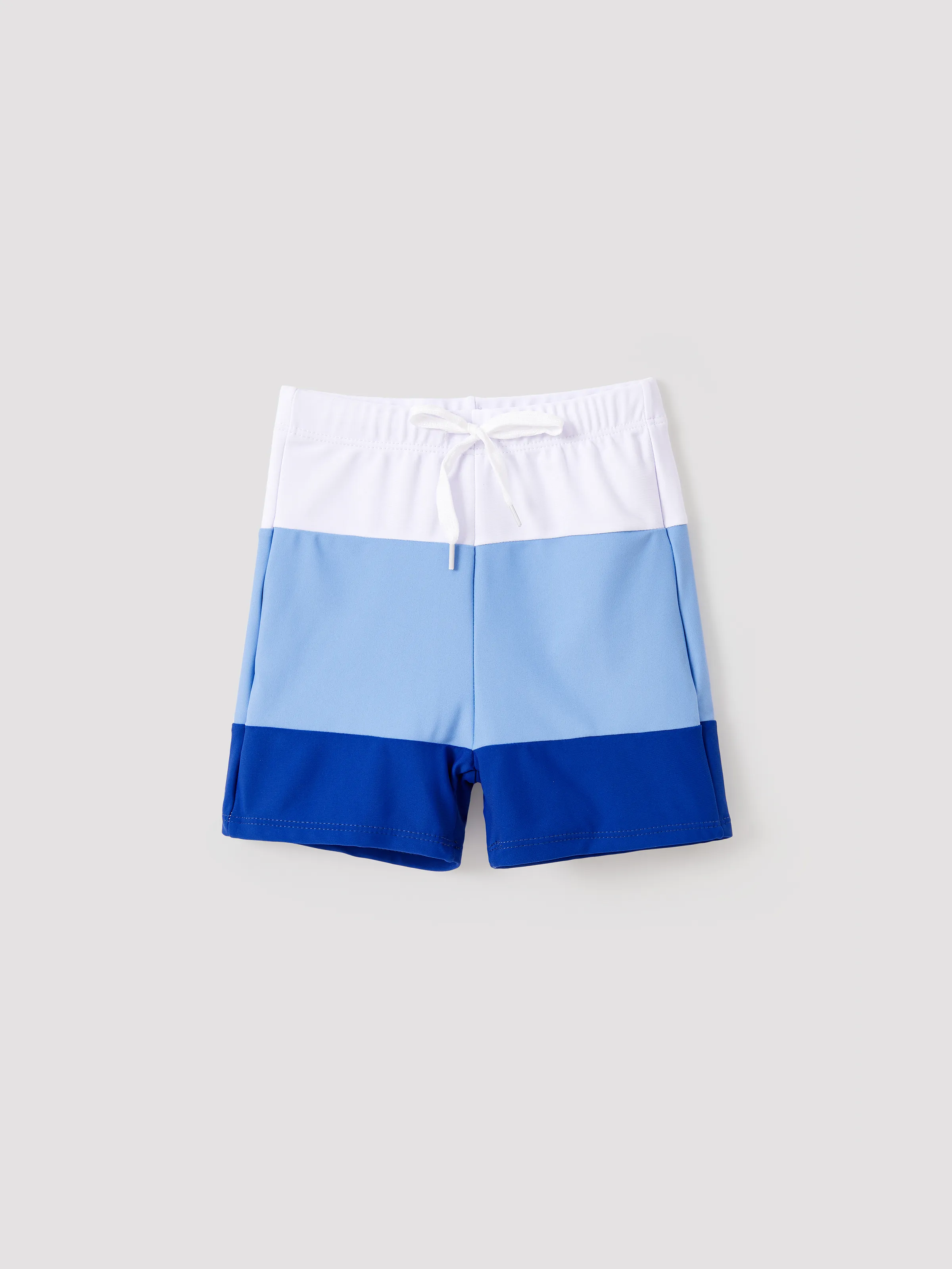 

Family Matching Color Block Drawstring Swim Trunks or Floral Ruched One-Piece Swimsuit