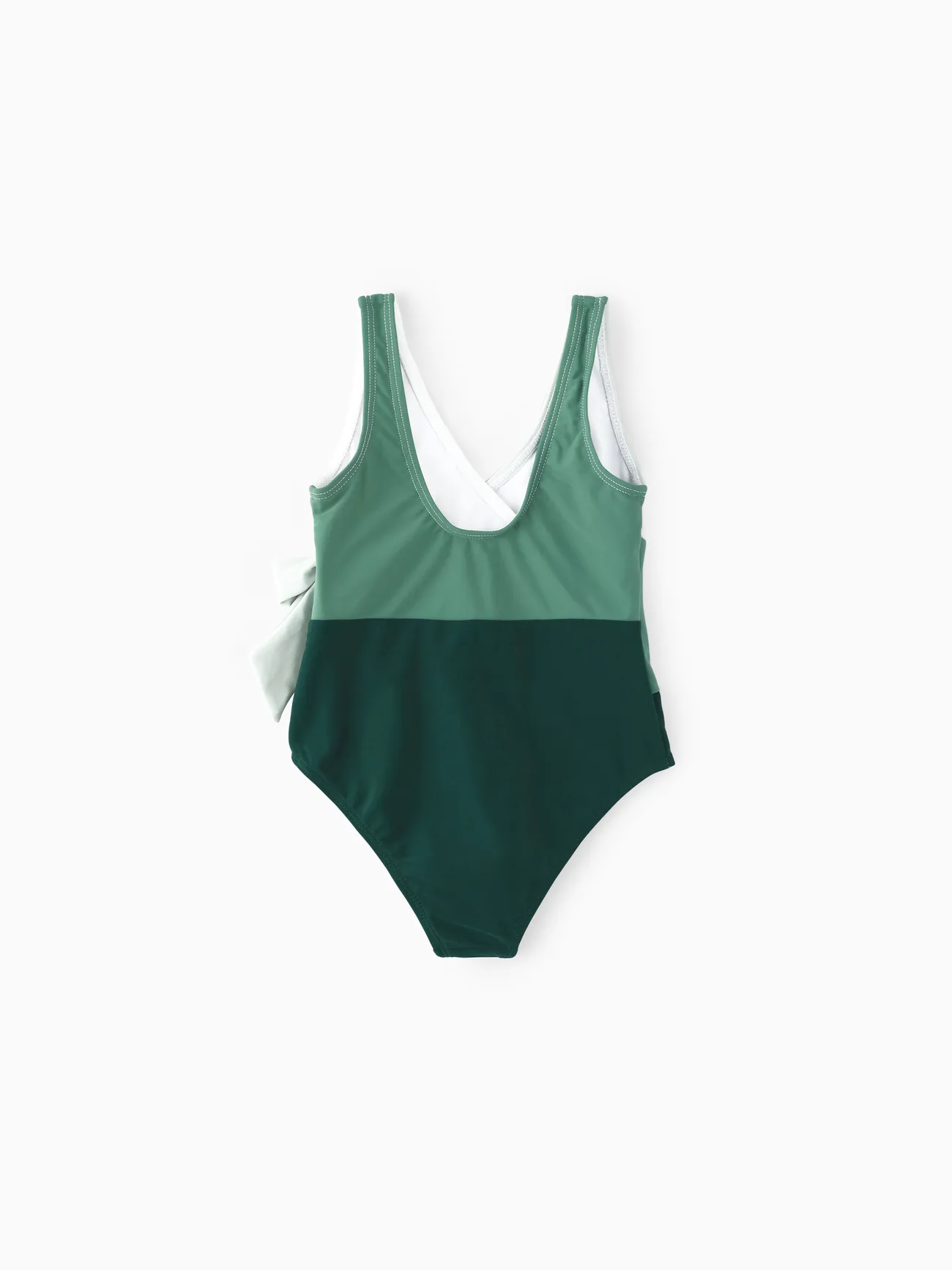 Girl - Family Bathing Suits - Colorblock Swim Trunks or Wrap Side V-Neck Swimsuit - MultiColour - image 10