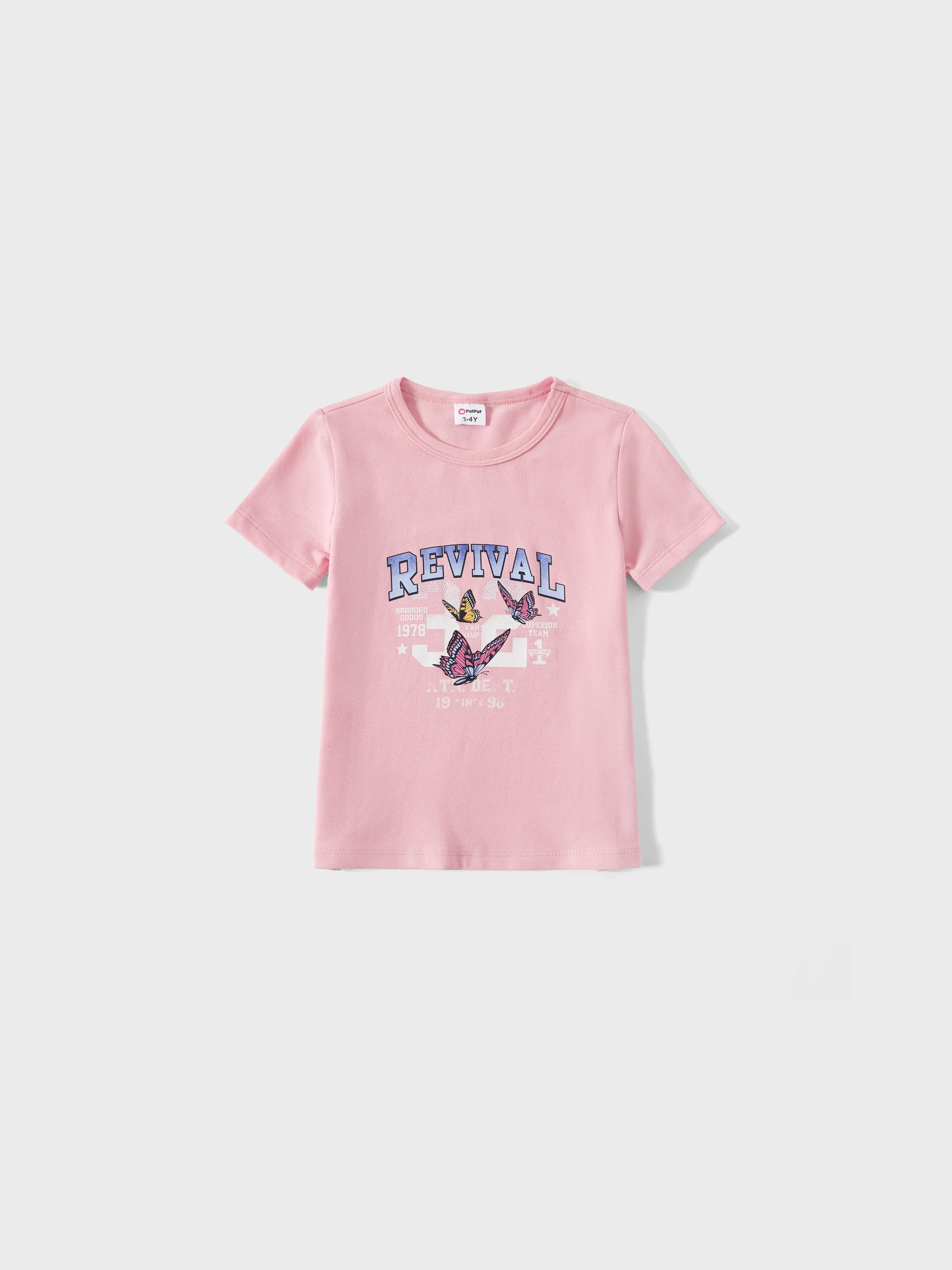 

Mommy and Me Cotton Butterfly Print Revival Graphic Tee