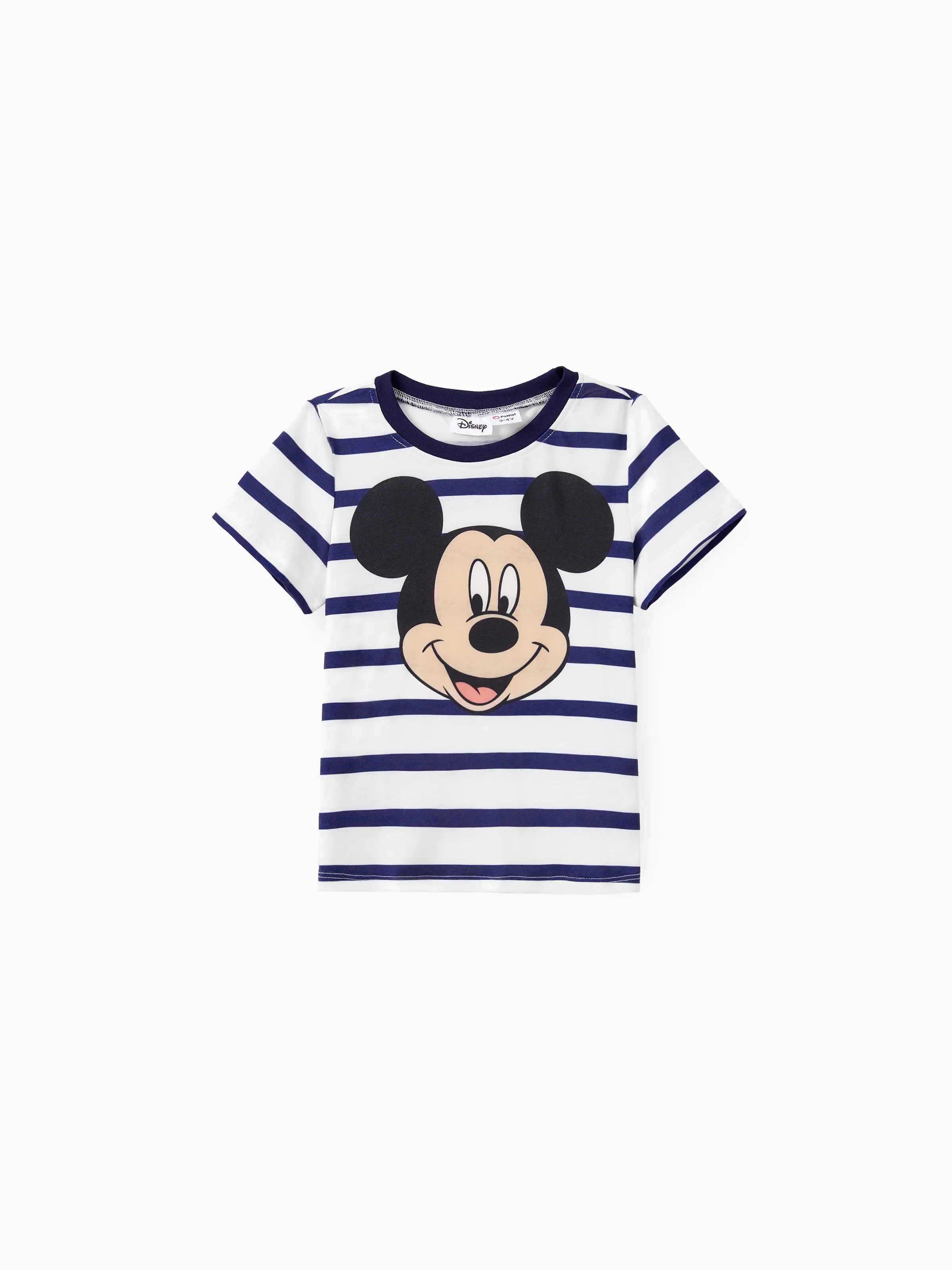 

Disney Mickey and Friends Family Matching Stripe & Character Print Short-sleeve Naia™Dresses and T-shirts Sets