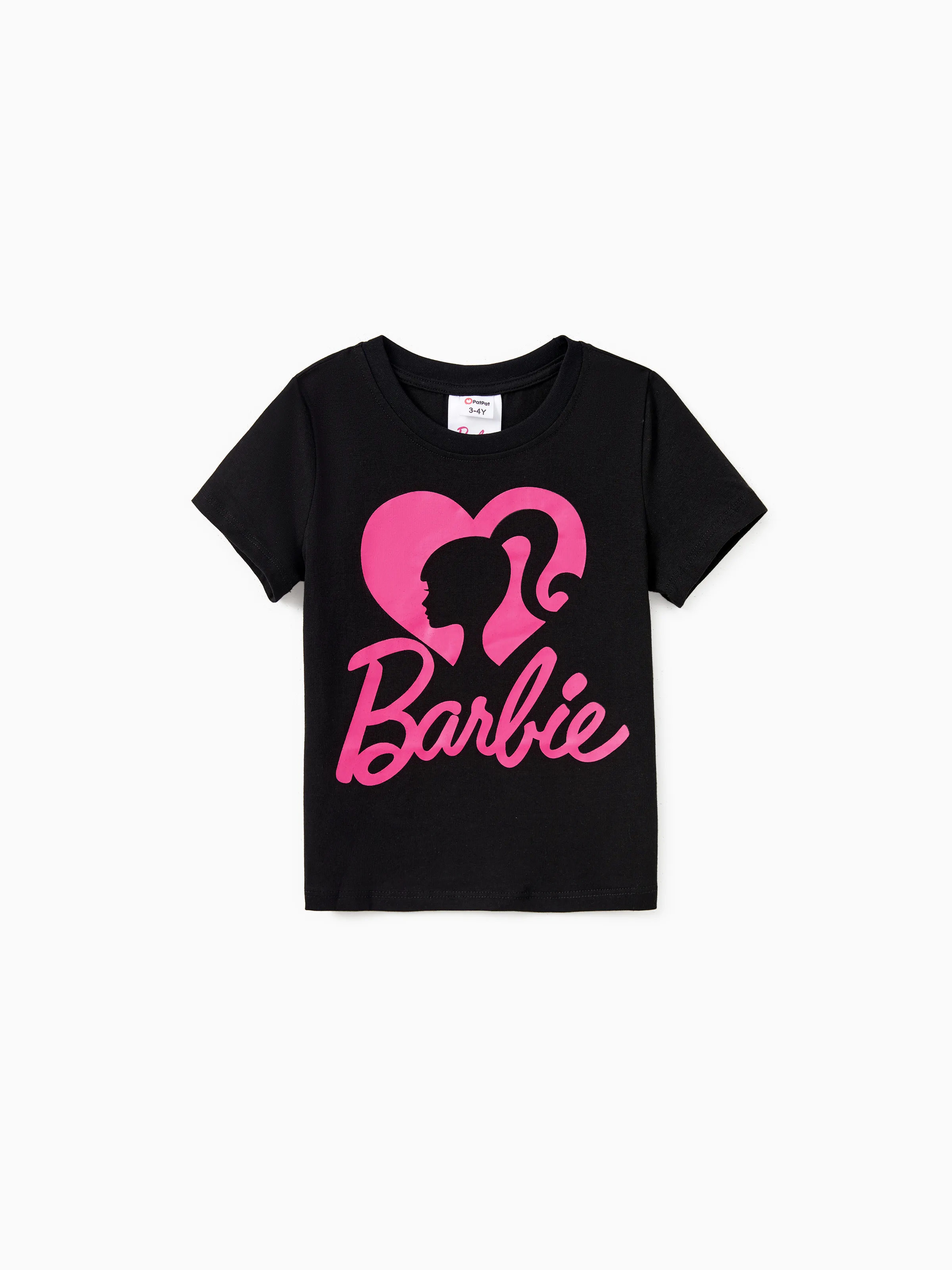 

Barbie Mommy and Me Cotton Short-sleeve Heart & Letter Print Short-sleeve T-shirts