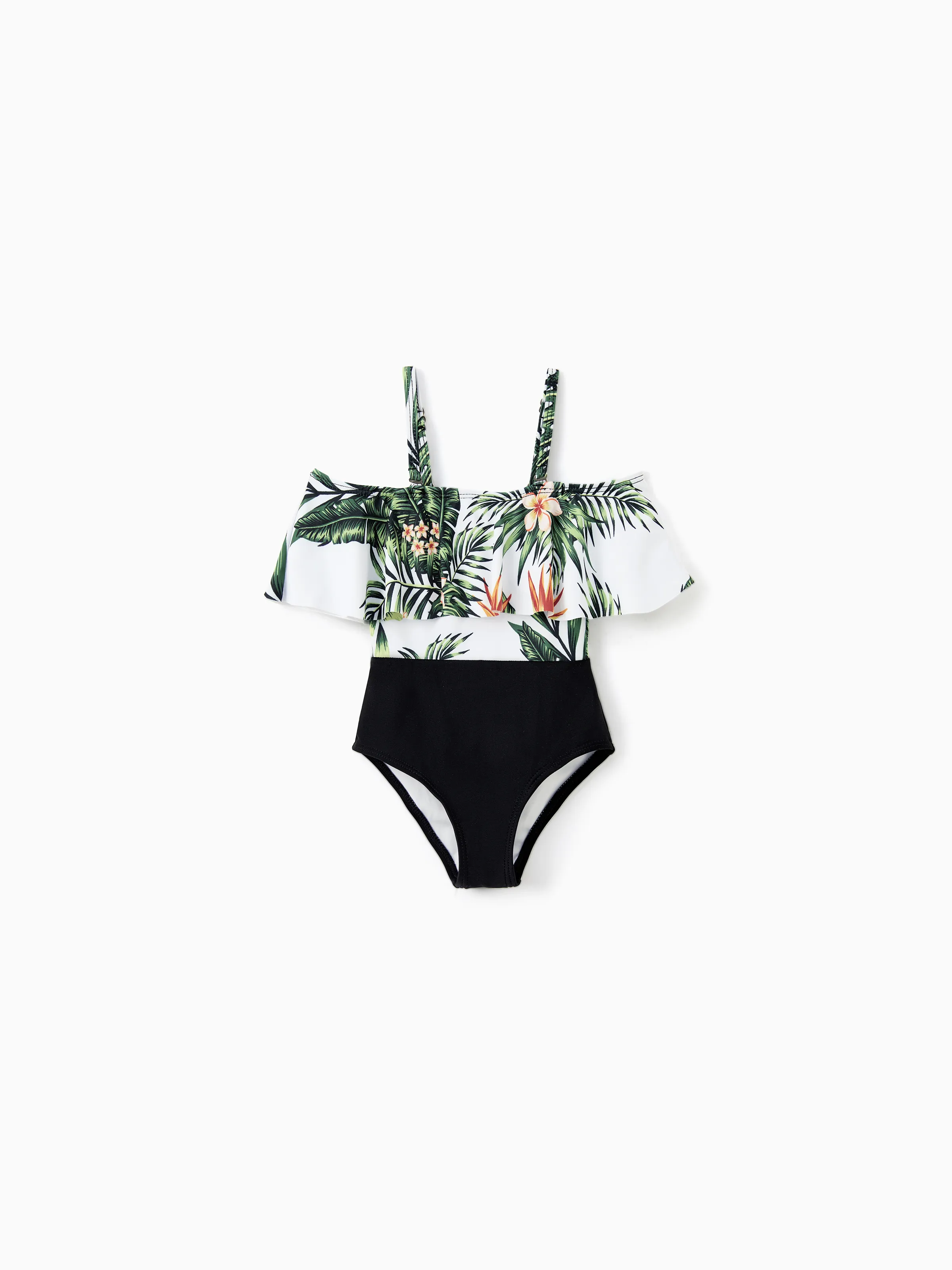 

One Piece Plant Printed Family Matching Swimsuit