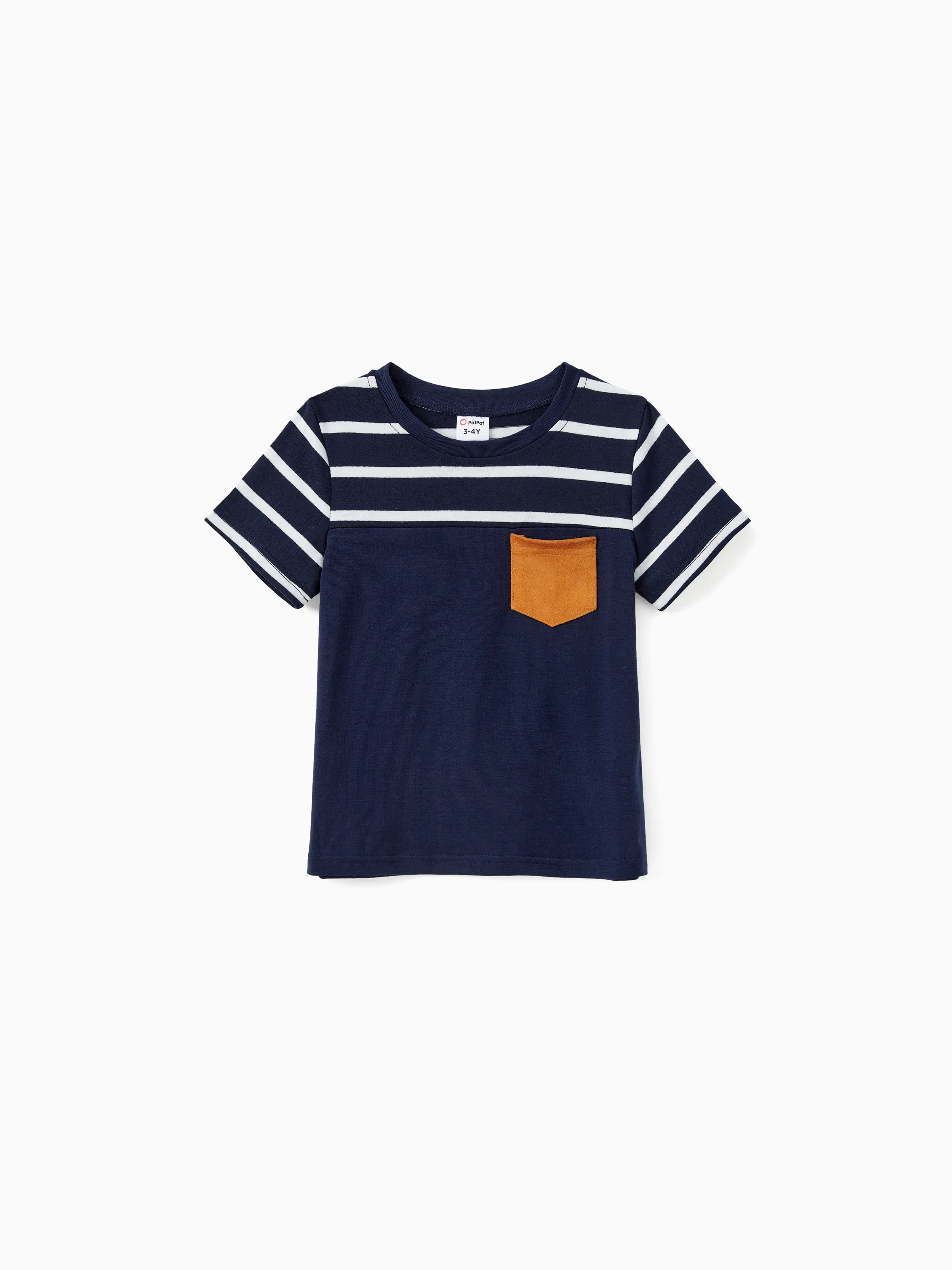 

Family Matching Striped Spliced Dresses and Short-sleeve T-shirts Sets