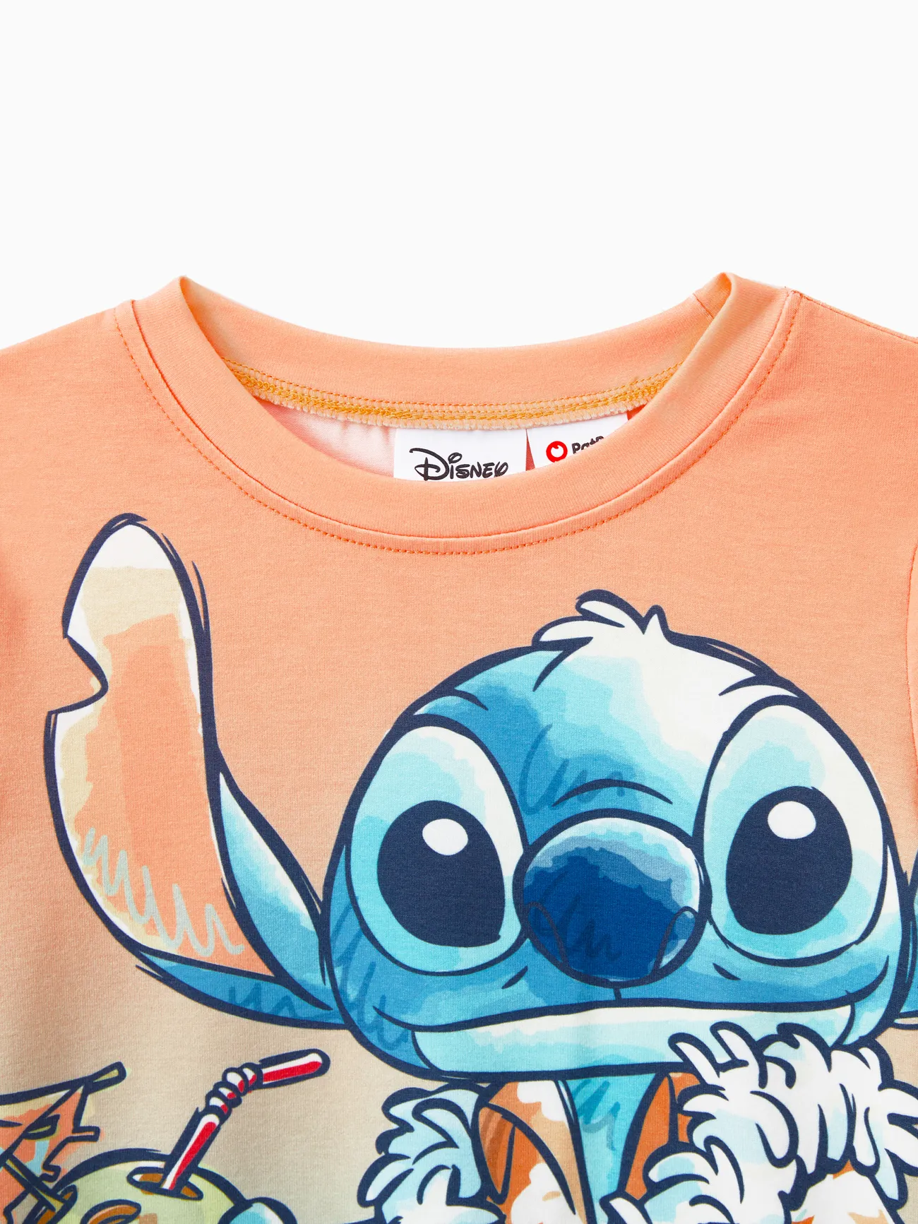 Boy - Disney Family Shirts - Stitch Tee/Dresses with Tropical Flower Gradient - MultiColour - image 18