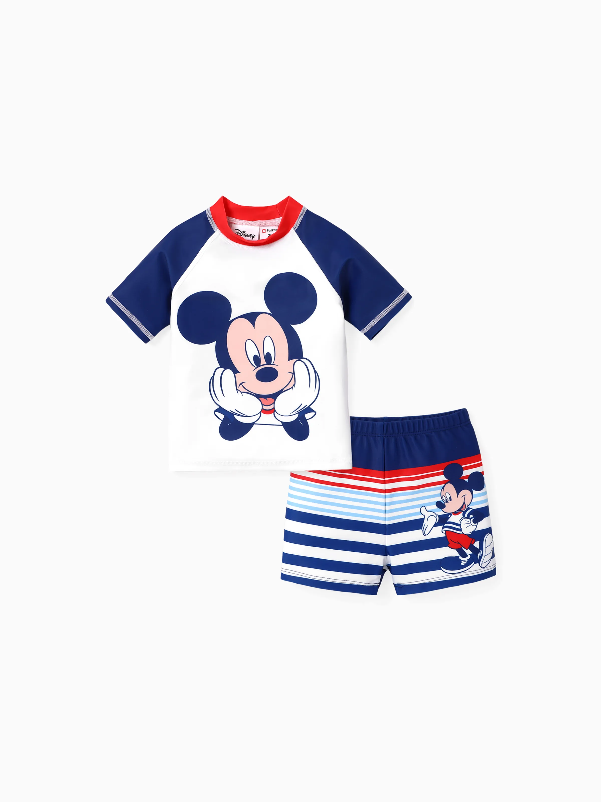 

Disney Mickey and Friends Fashionable Toddler Girl/Boy Classic Character Print Swimsuit