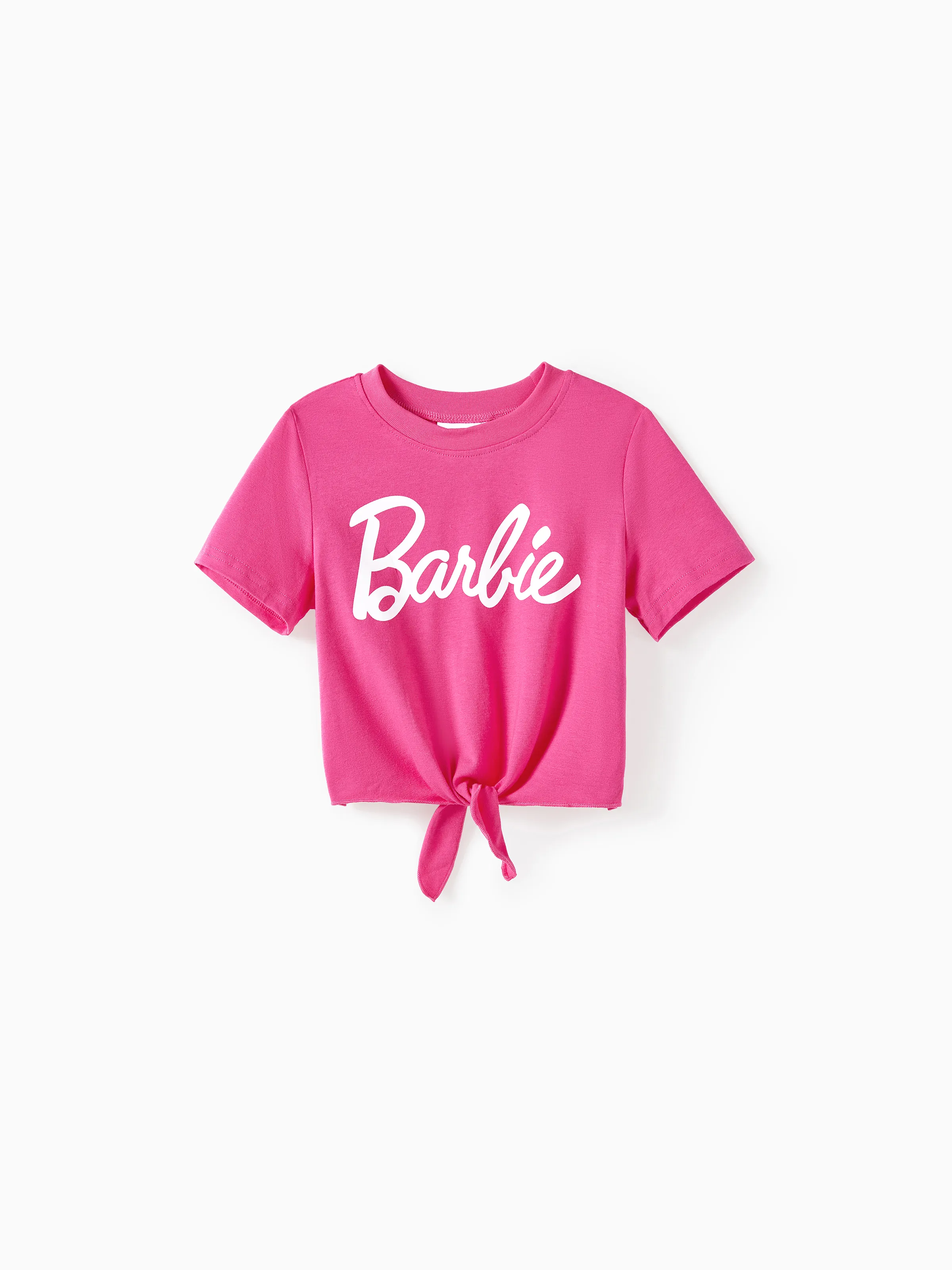 

Barbie T-shirt Mommy and Me Cotton Sporty Classic Barbie Letter Knot