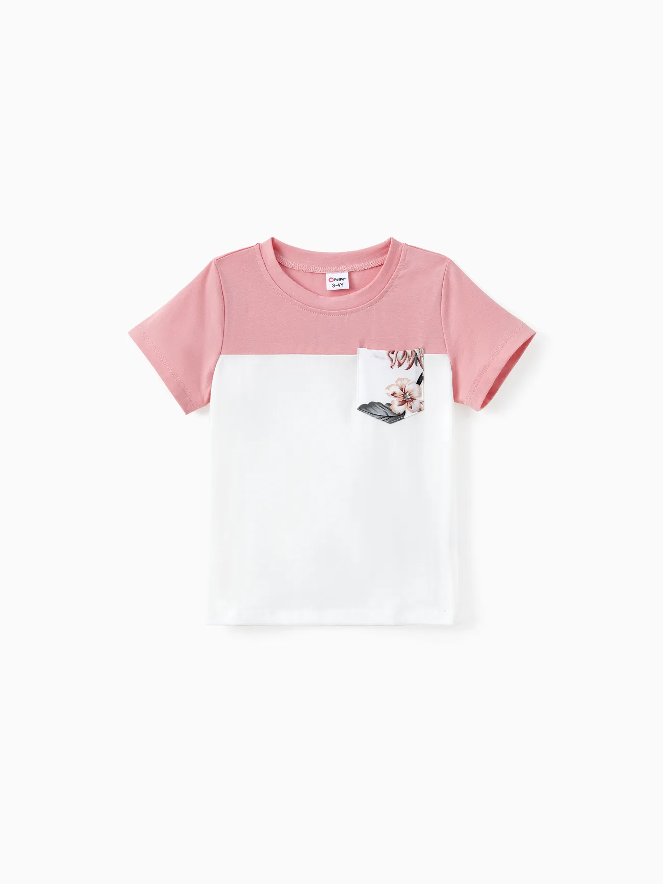 Boy - White and Pink Floral Dresses and T-shirts for Matching Family - Colorful - image 17