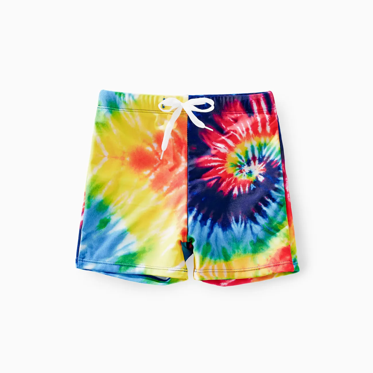 Family Matching Tie Dye Tank Crop Top Bikini Set Swimwear or Swim Trunks Shorts