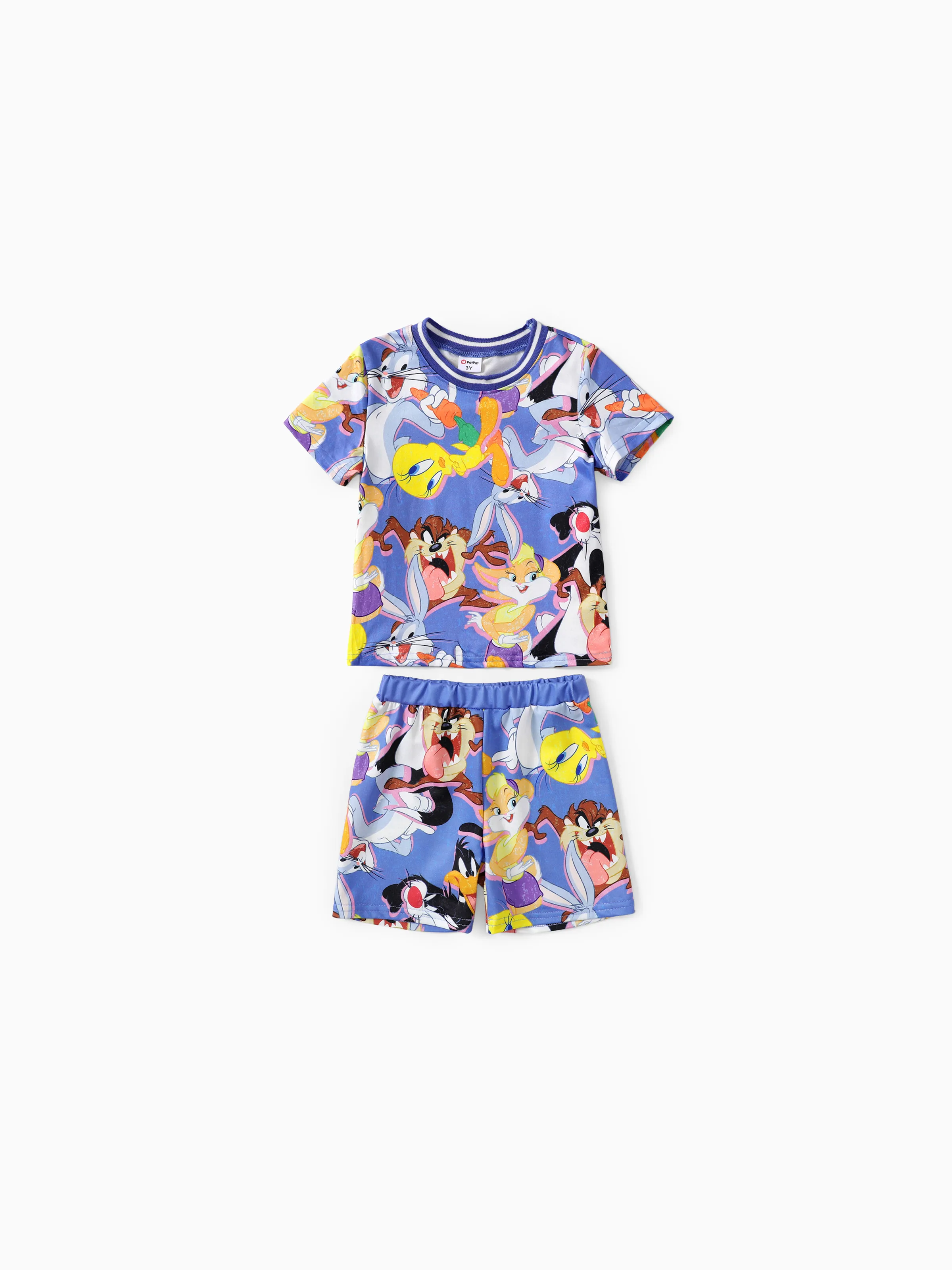 Looney Tunes Toddler Girls/Boys Character Graffiti Style Allover Print Sleeveless Dress/Set