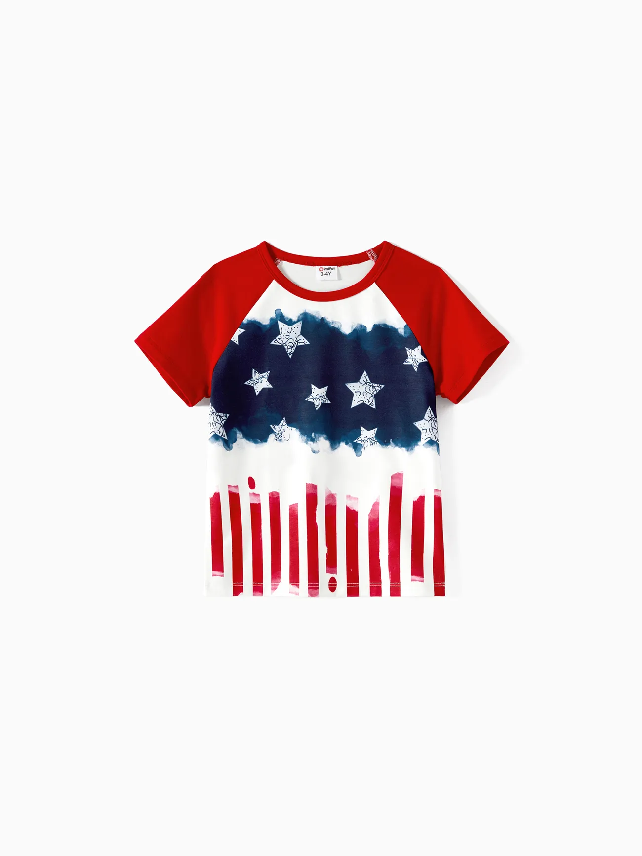 Boy - Independence Day Family Matching Allover Star Print Naia™ Cami Dresses and T-shirts Sets - REDWHITE - image 14
