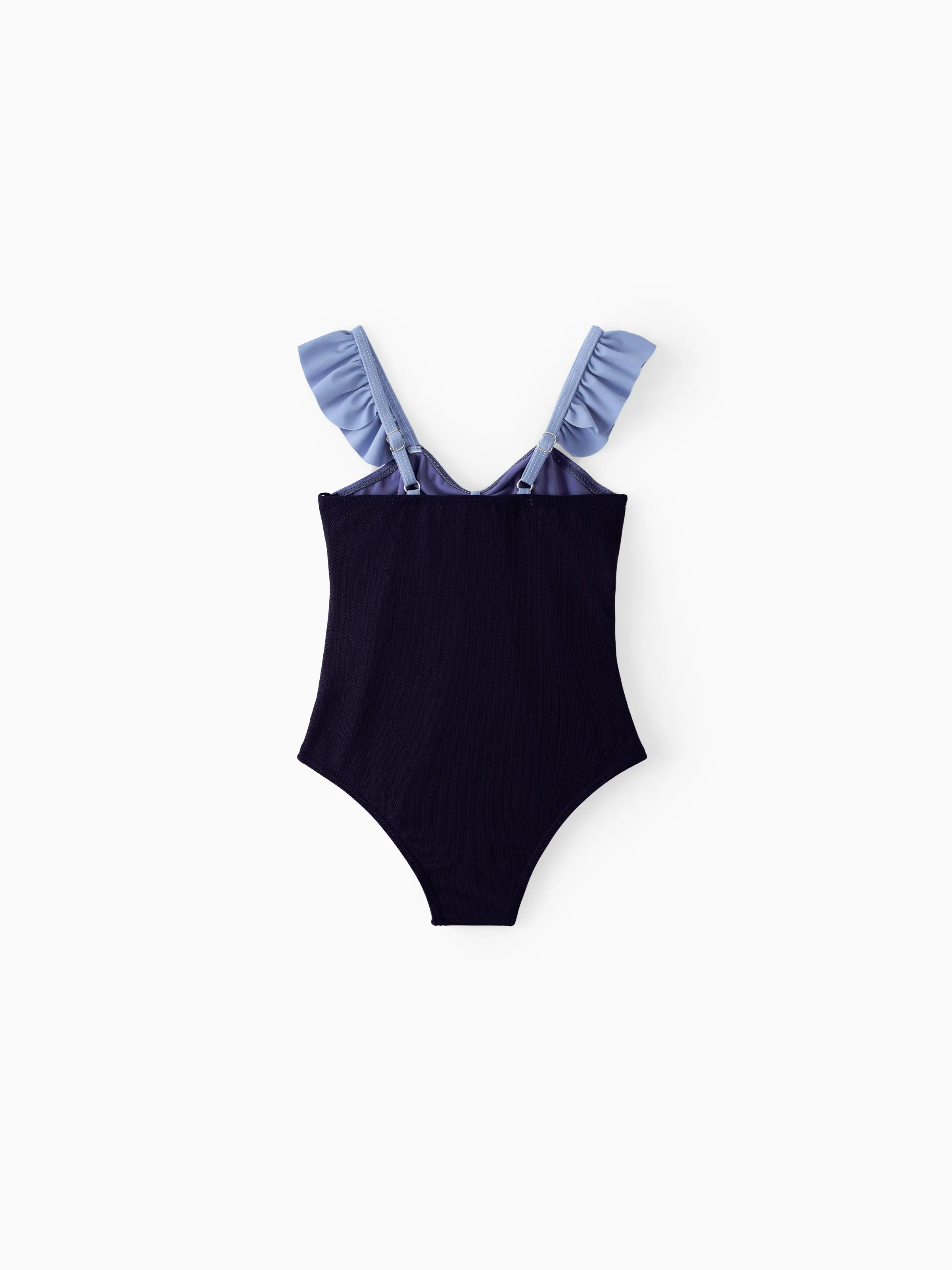 

Family Matching Drawstring Swim Trunks or Ruched Bow Tie Cut Out Mesh Ruffle Strap One-Piece Swimsuit (Quick-Dry)