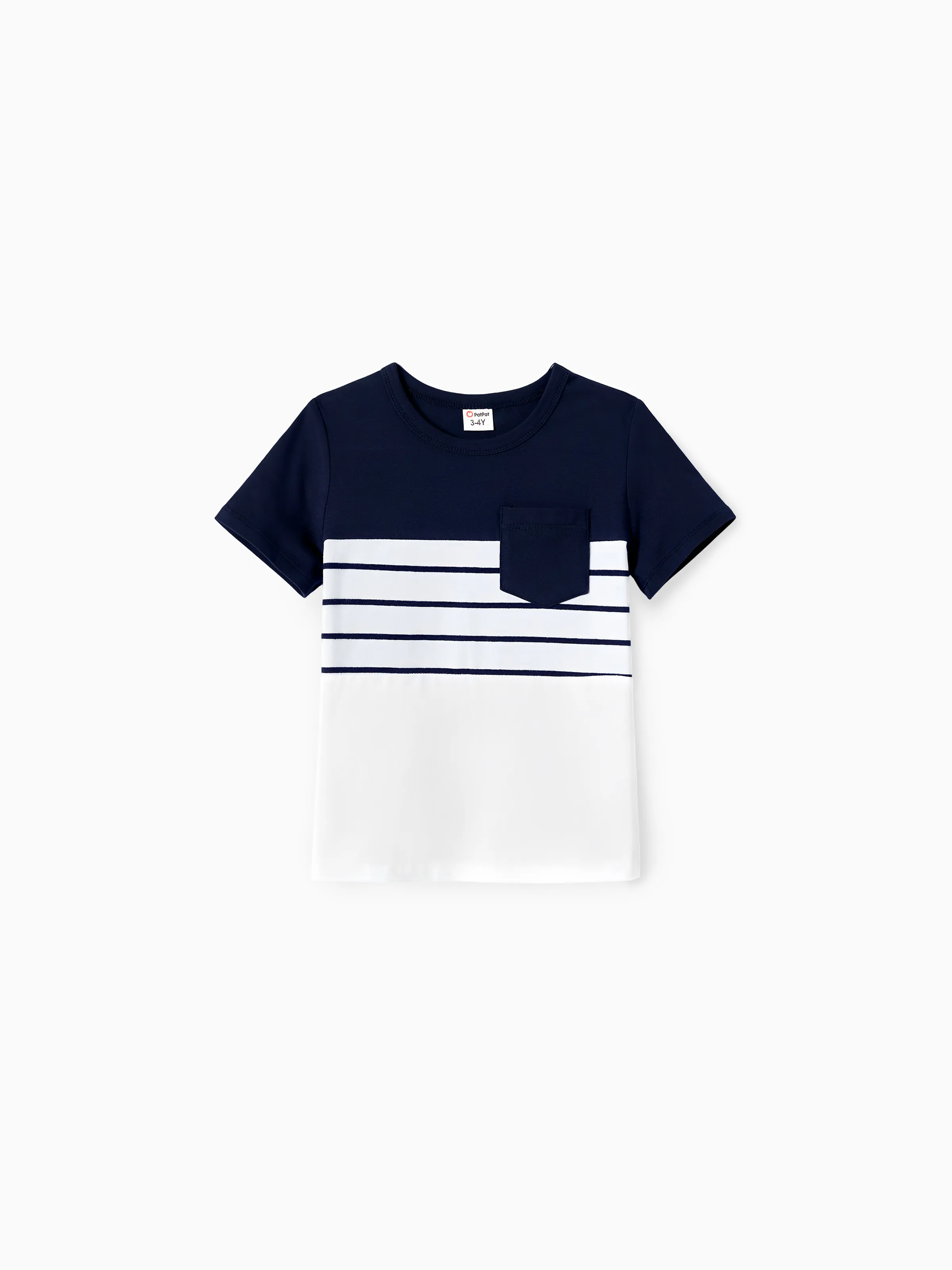 

Family Matching Striped Panel Belted Tank Dresses and Cotton Colorblock Short-sleeve T-shirts Sets