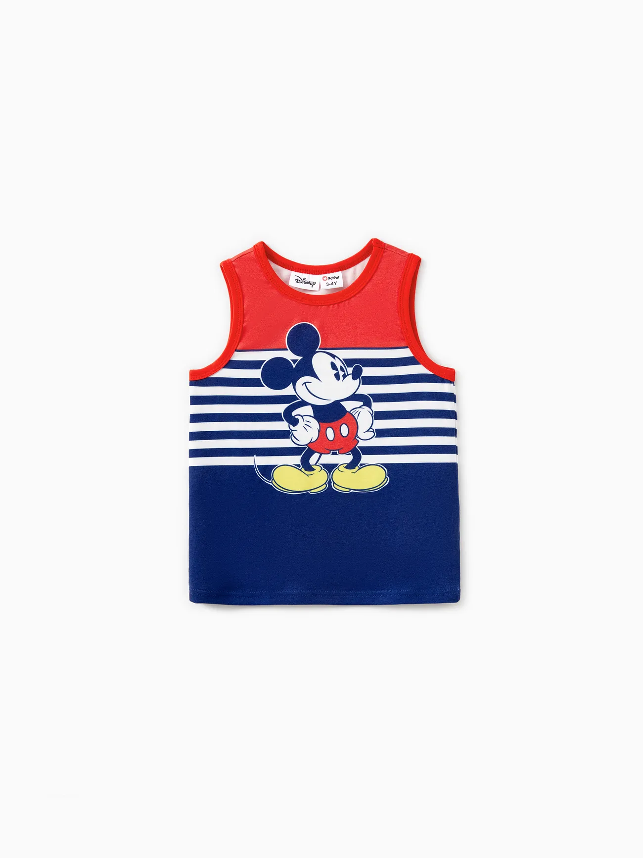 

Disney Mickey and Friends Family Matching Independence Day Naia™ Mickey Minnie Striped Print Sleeveless Dress/Tee/Tank Top