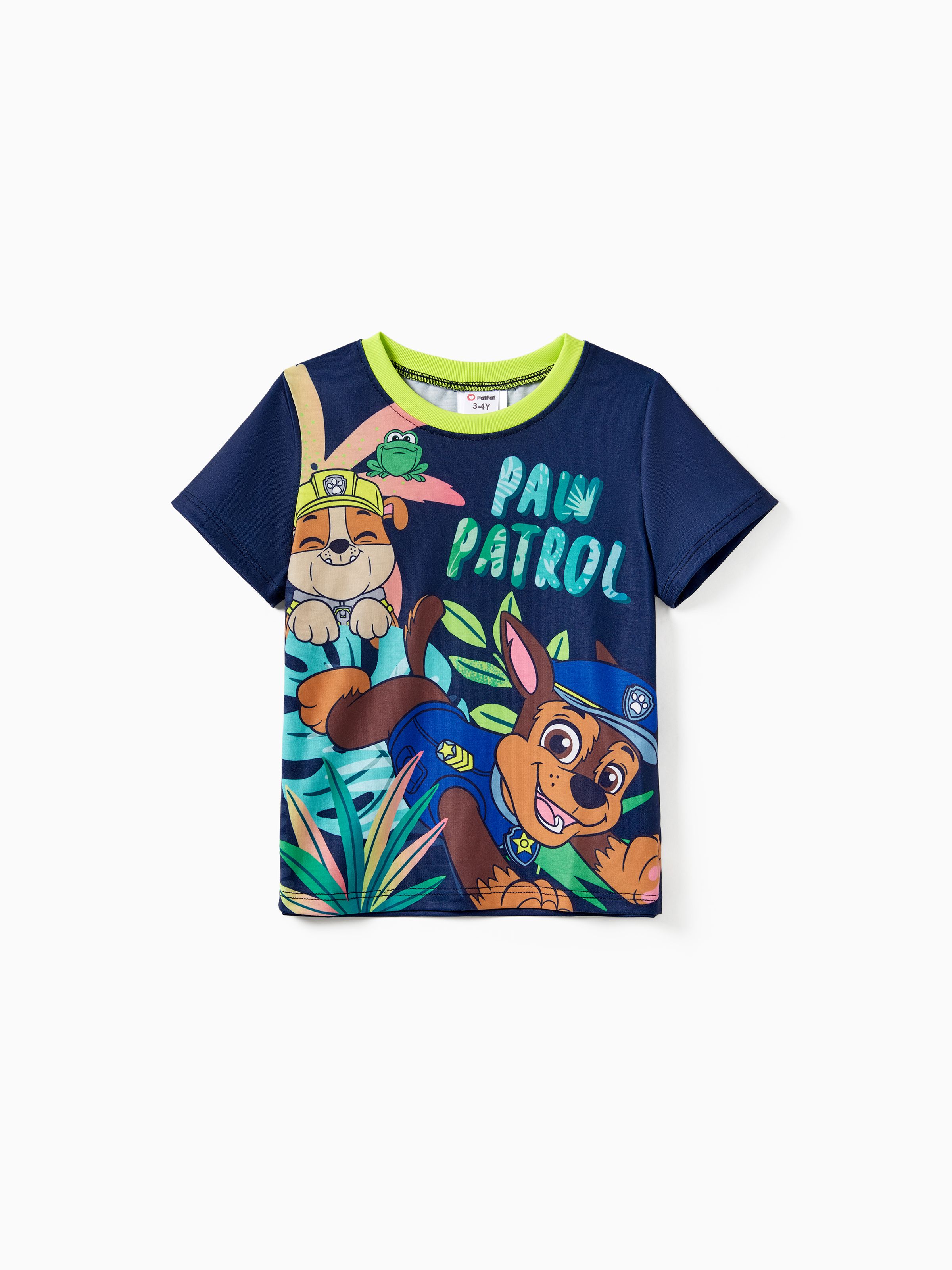 

PAW Patrol Family Matching Boys/Girls Chase Marshall Rubble/Skye Floral T-shirt/dress