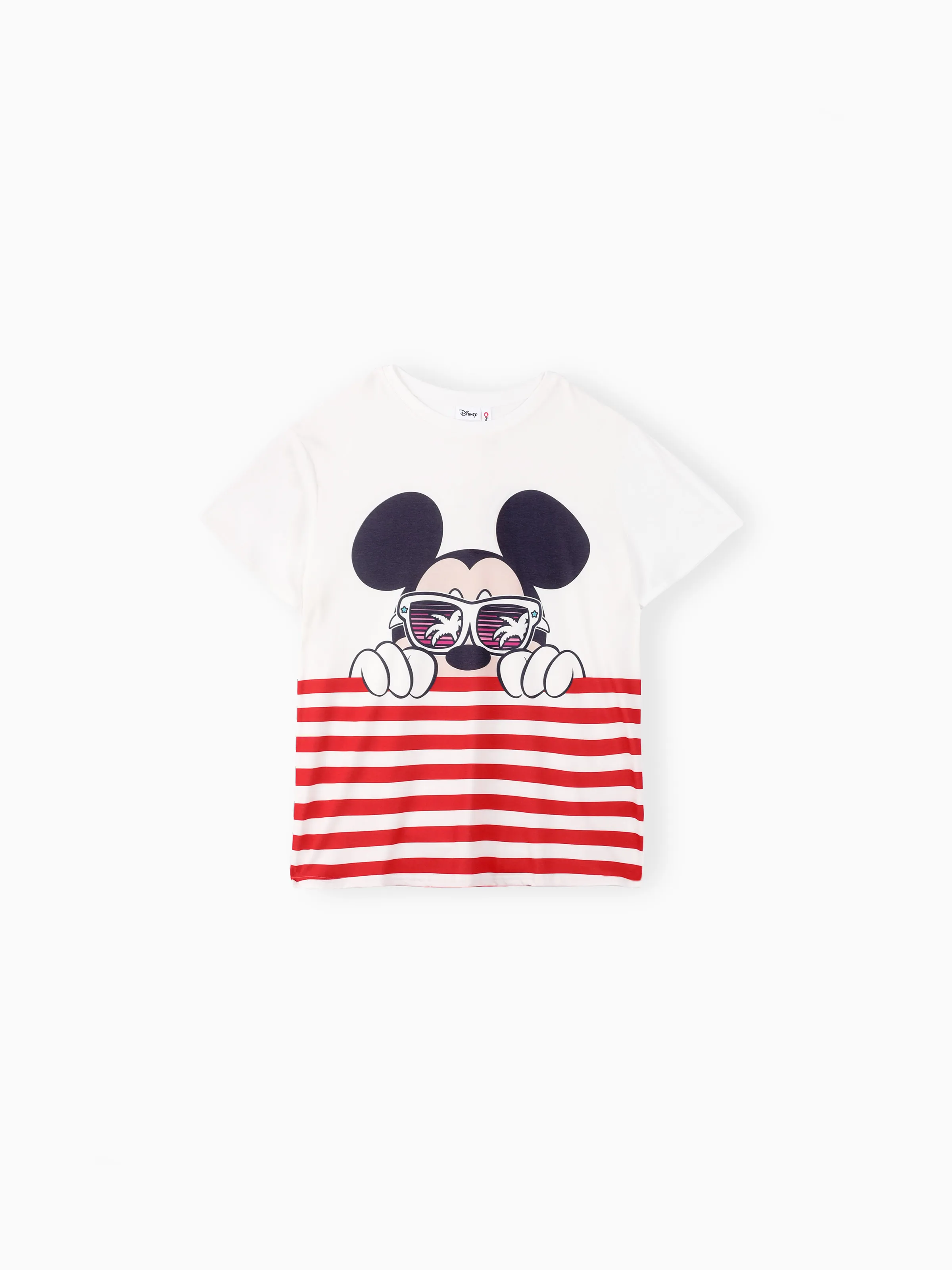 

Disney Mickey and Friends Family Matching Short-sleeve Graphic Striped Naia™ Tee