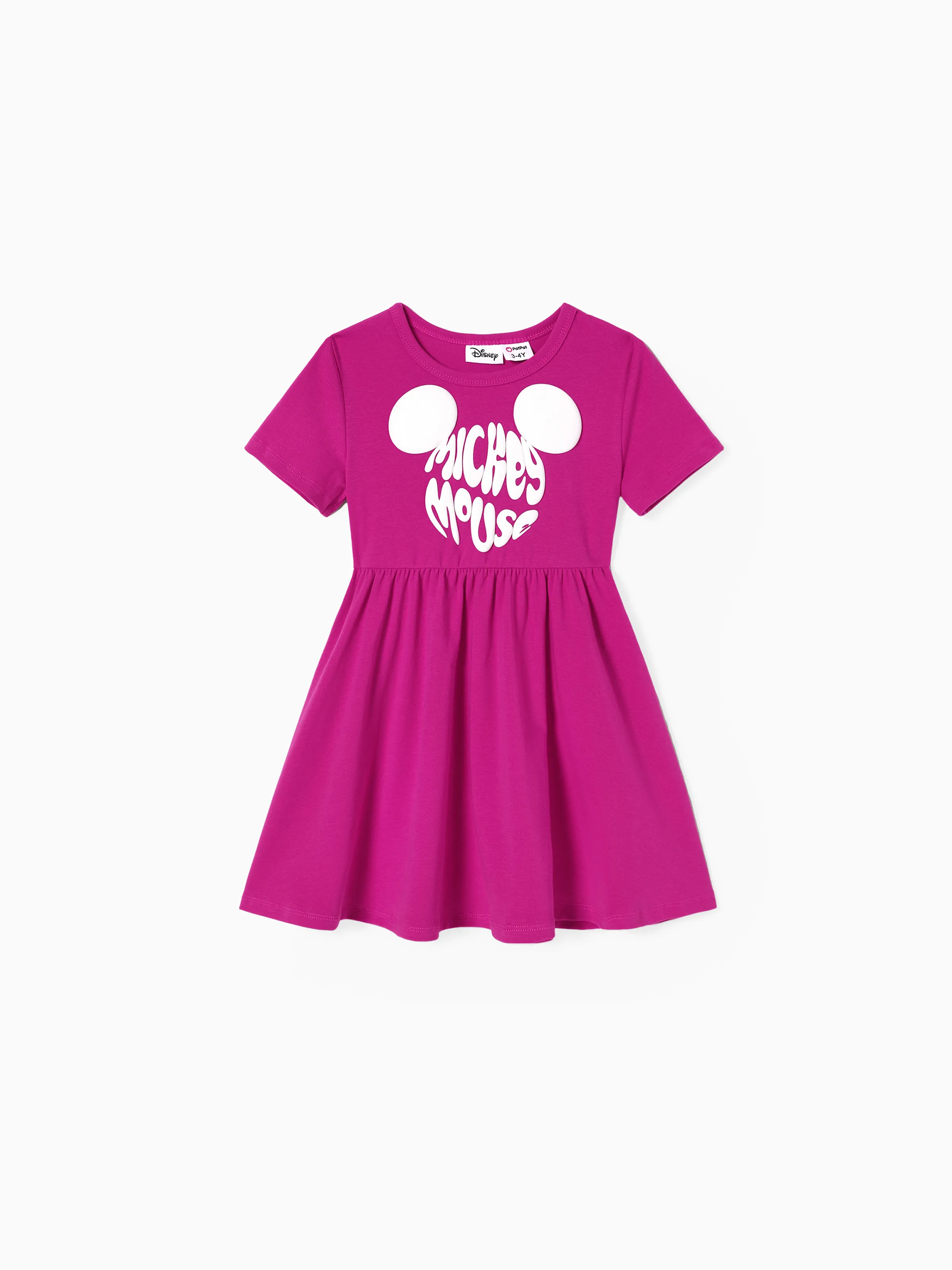 

Disney Mickey and Friends Mommy and Me Cotton Mickey Shape Print Dress/Romper