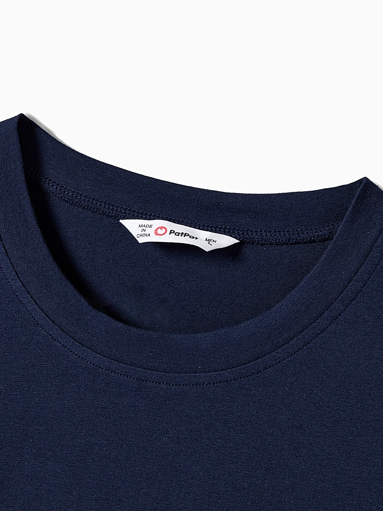Men - Family Matching Casual Dress or T-Shirt, Solid Color, Fabric Stitching - royalblue - image 23