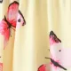 Easter Kid Girl Bunny Butterfly Print Sleeveless Dress Yellow