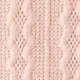 Toddler Girl Solid Casual Cable Knit Sweater Pink