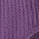 2pcs Solid Waffle Long-sleeve Baby Set Purple