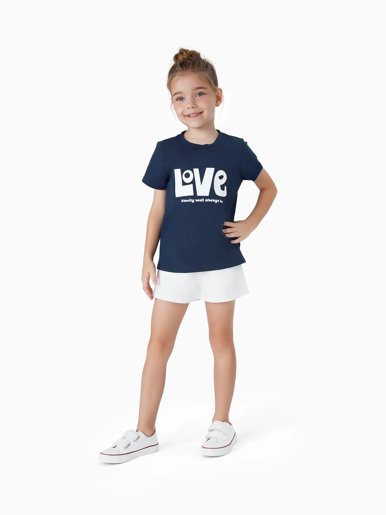 Enfants - Look Familial Manches courtes Tenues de famille assorties Hauts - multicolore - image 10