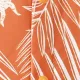 Baby Boy Bohemia Tropical Floral Pattern Short Sleeve Jumpsuit Orange