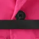 4 Stück Kleinkinder Mädchen Aufgesetzte Tasche Avantgardistisch Jacken-Sets roseoweiß