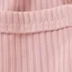 Bebé Unissexo Bolso cosido Casual Manga cava Macacão curto Rosa Claro