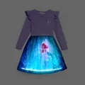 Go-Glow Disney Princess Illuminating Ariel Layered Tulle Dress and Jacket Including Controller (Built-In Battery) Purple image 1