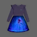 Go-Glow Disney Princess Illuminating Ariel Layered Tulle Dress and Jacket Including Controller (Built-In Battery) Purple image 3