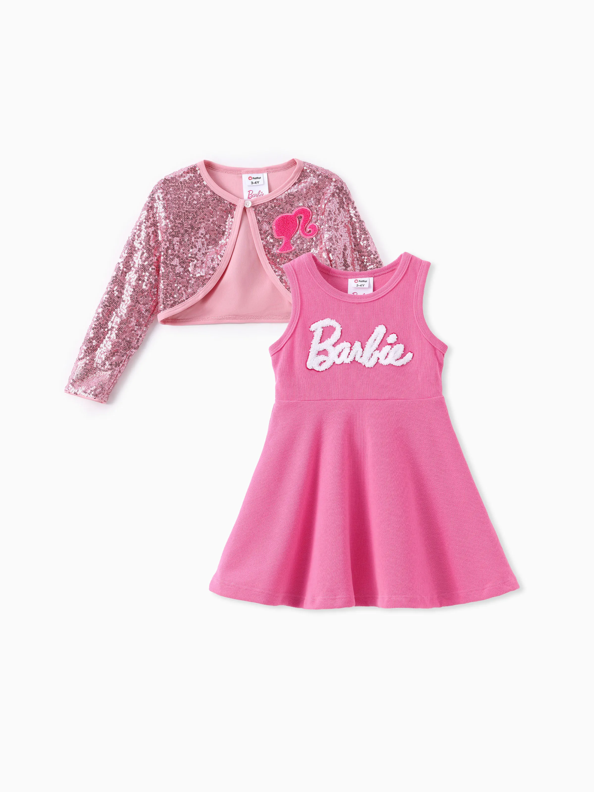 

Barbie Mommy and Me Slanting Front Sweatshirt/ Sequin Maxi Skirt/Jacket/Dress