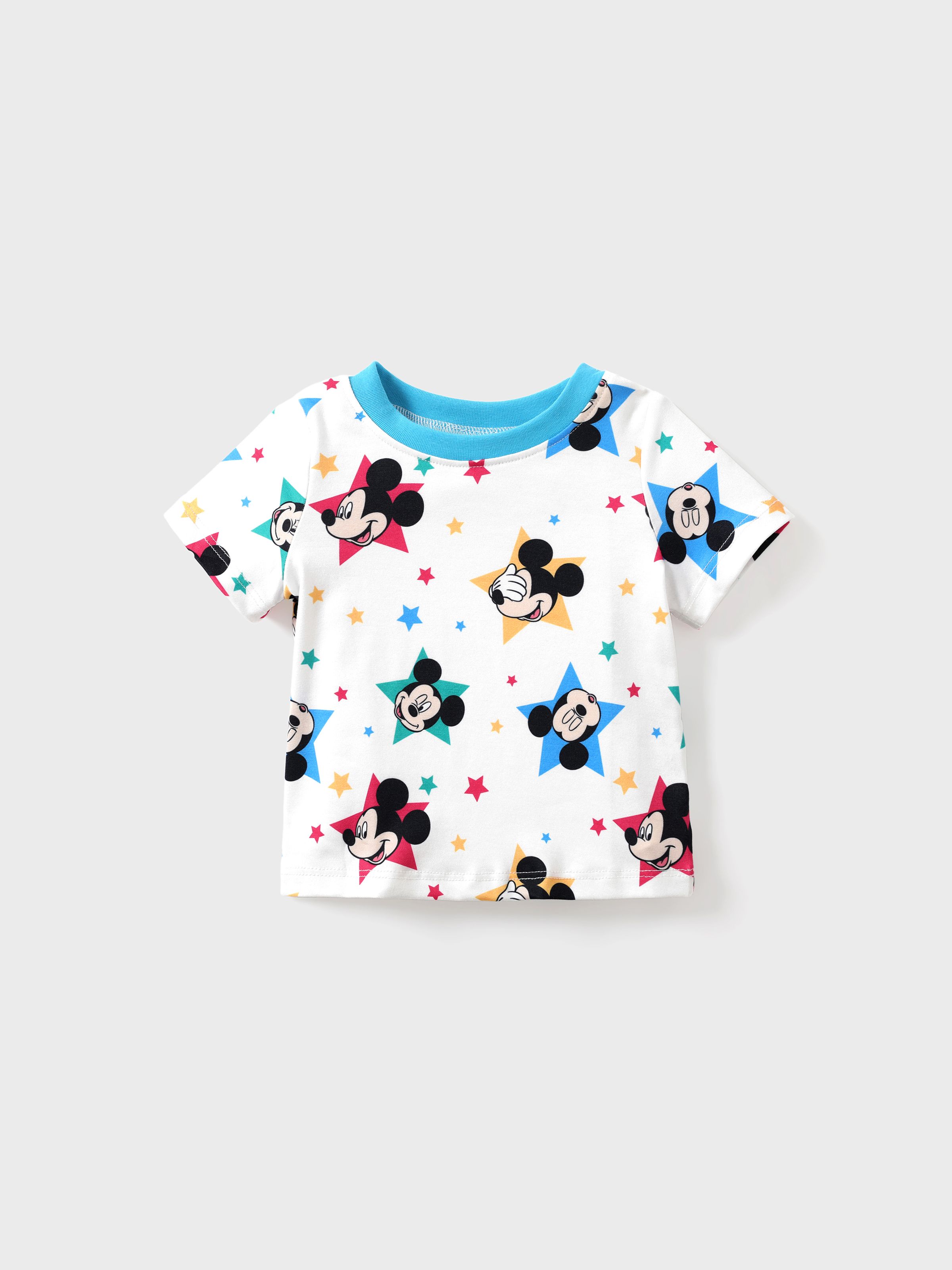 

Disney Mickey and Friends Baby Boys/Girls 1pc Naia™ Character All-over Polk Dots Print Short-sleeve Tee