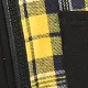 معطف وسترة 4 - 14 سنة رجالي نقش خطوط ومربعات الأصفر