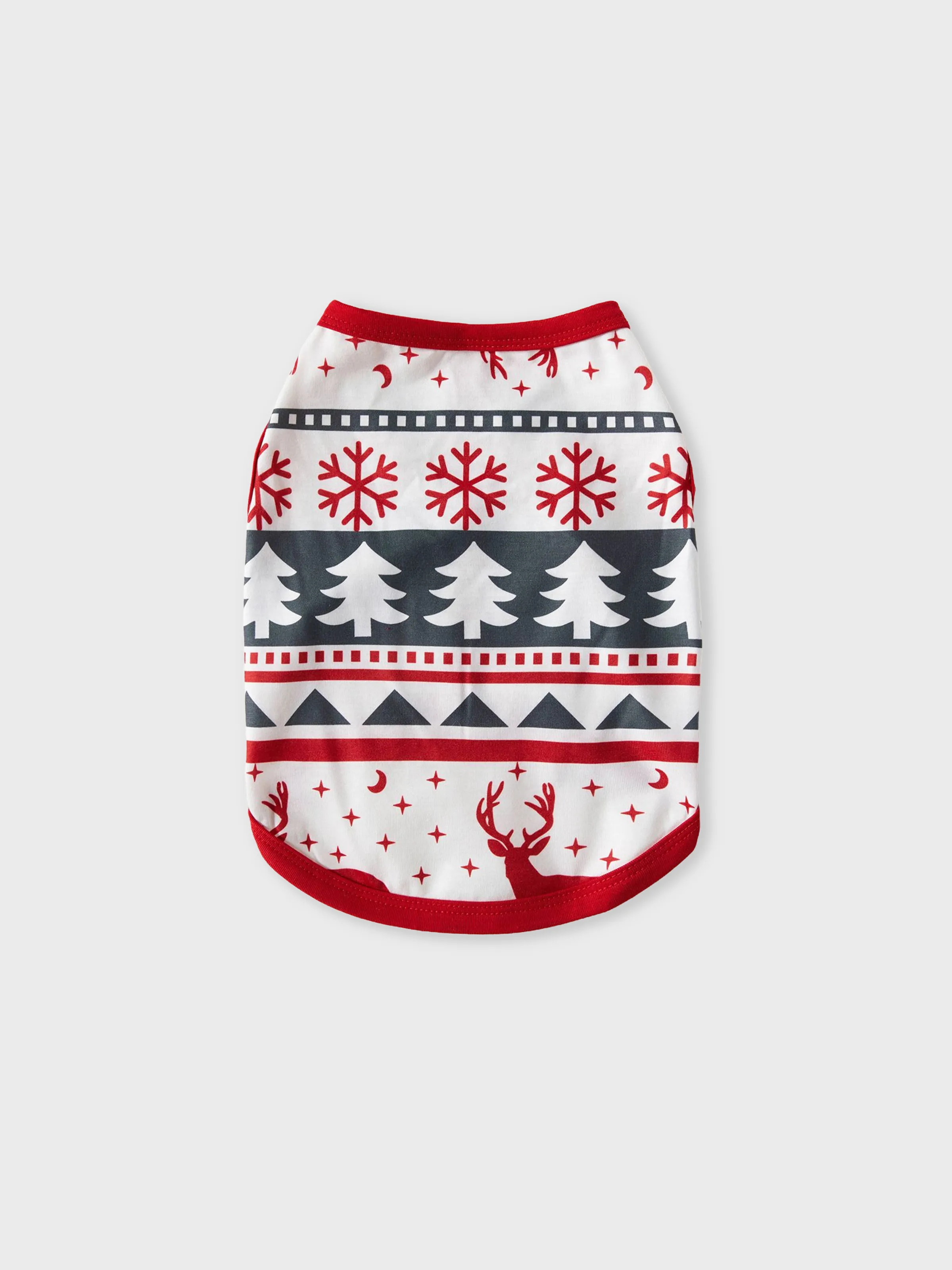 

Christmas All Over Reindeer Print Family Matching Long-sleeve Pajamas Sets (Flame Resistant)