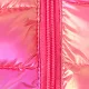 Kleinkind Junge/Kleinkind Mädchen 3D Ohr Design Metallic Gesteppte Daunenjacke rosa