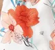 mamelucos sin mangas con diseño de botón con estampado floral para niña Marrón