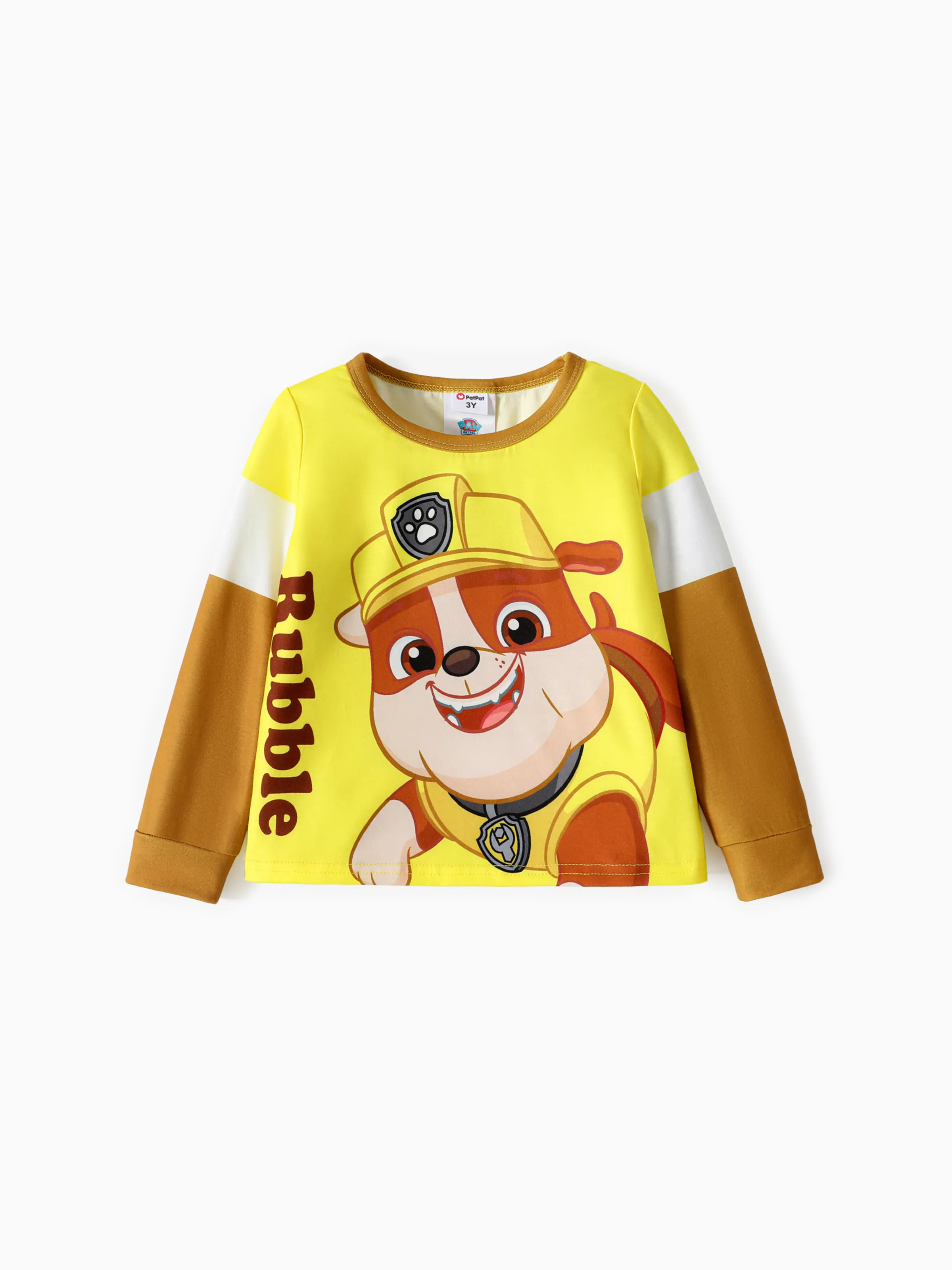 

PAW Patrol Toddler Girl/Boy Skye Chase Rubble Marshall Colorblock Long-sleeve Tee