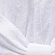 100% Cotton Solid Bowknot Decor Long-sleeve Baby Romper White